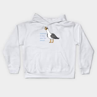 Nervous Seagull Kids Hoodie